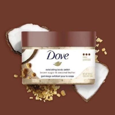 Tẩy Tế Bào Chết Dove Exfoliating Body Polish - Đường nâu & Bơ dừa
